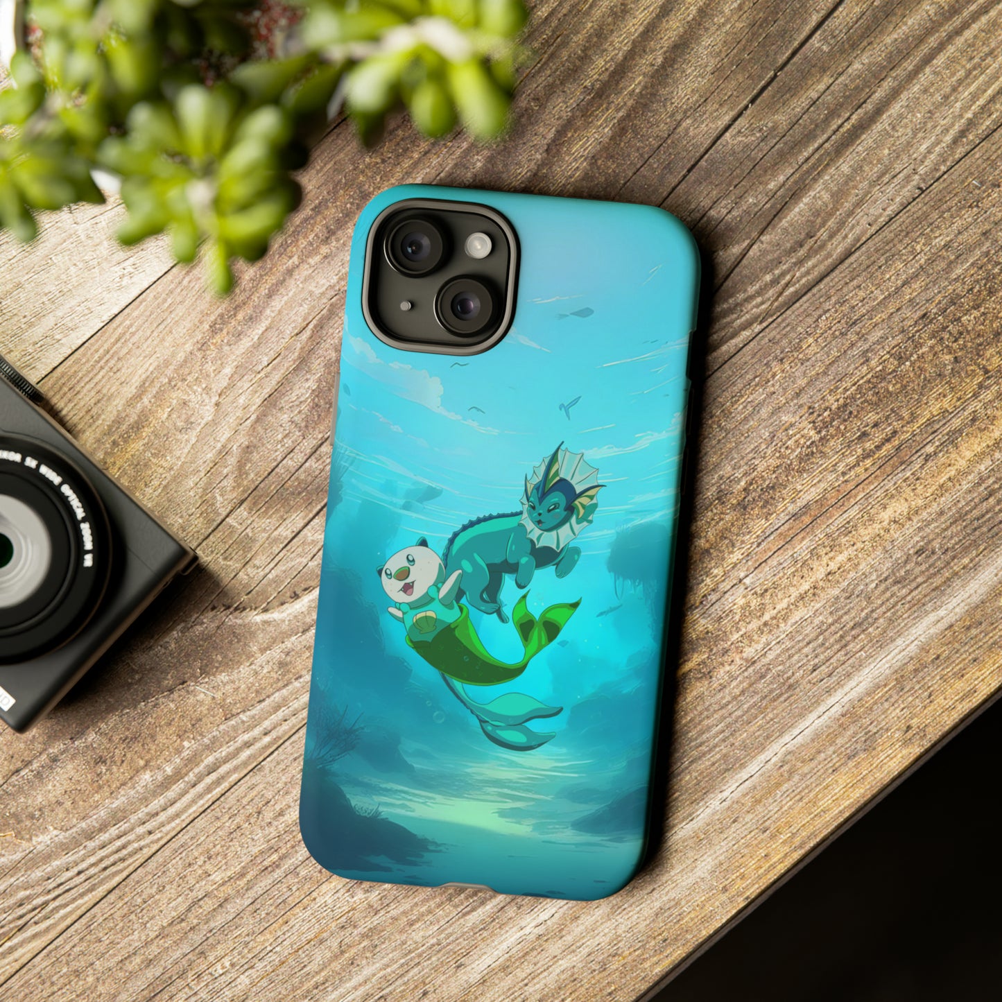 Aquatic Friends Phone Case – Oshawott & Vaporeon