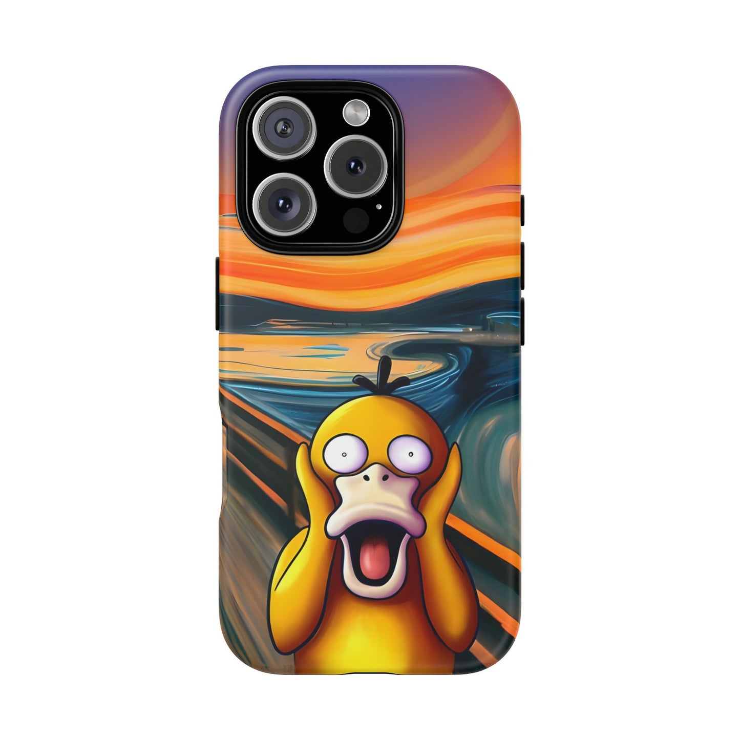 Psyduck's Scream Phone Case – A Whimsical Artistic Touch