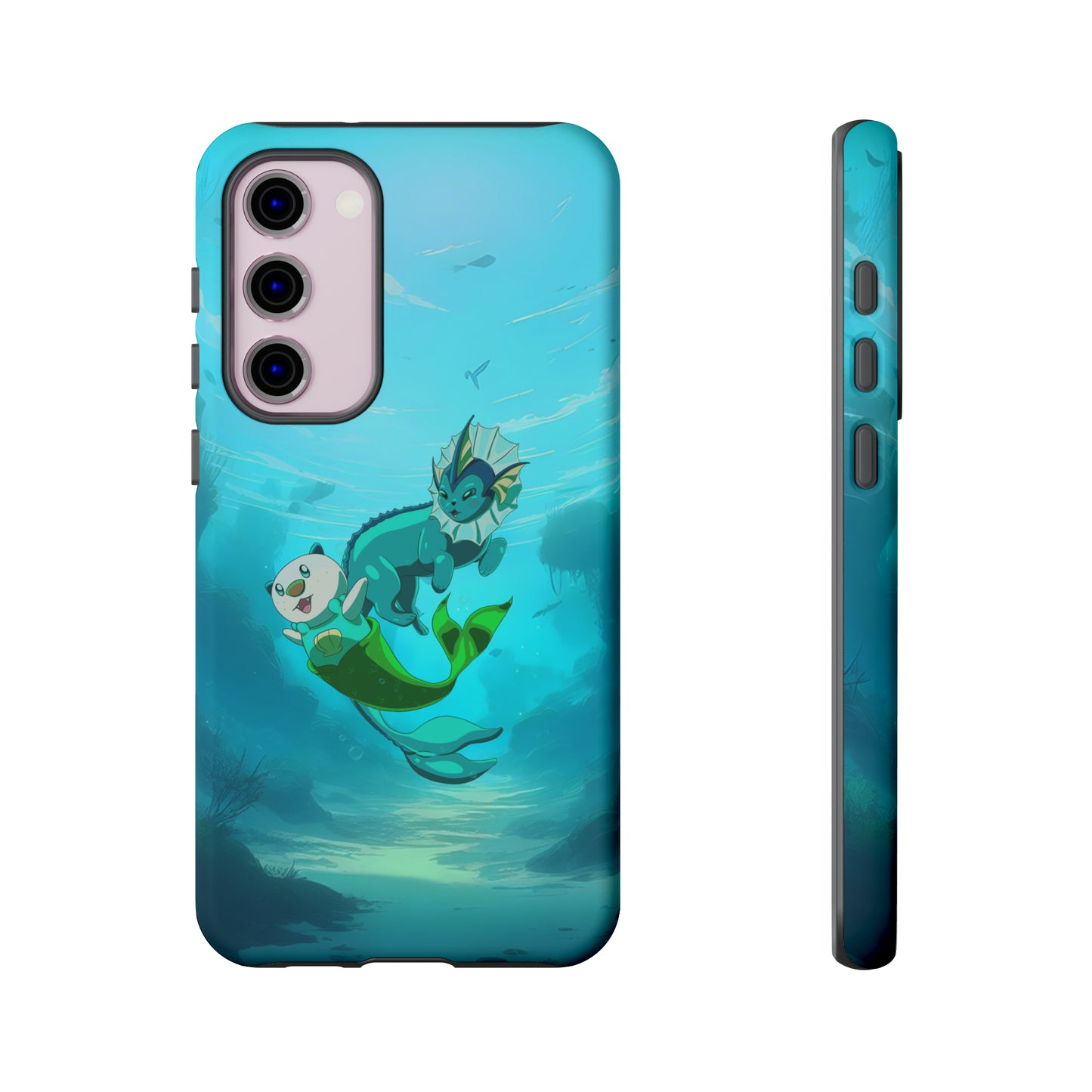 Aquatic Friends Phone Case – Oshawott & Vaporeon