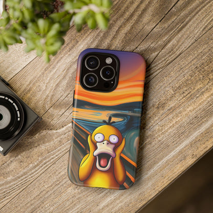 Psyduck's Scream Phone Case – A Whimsical Artistic Touch
