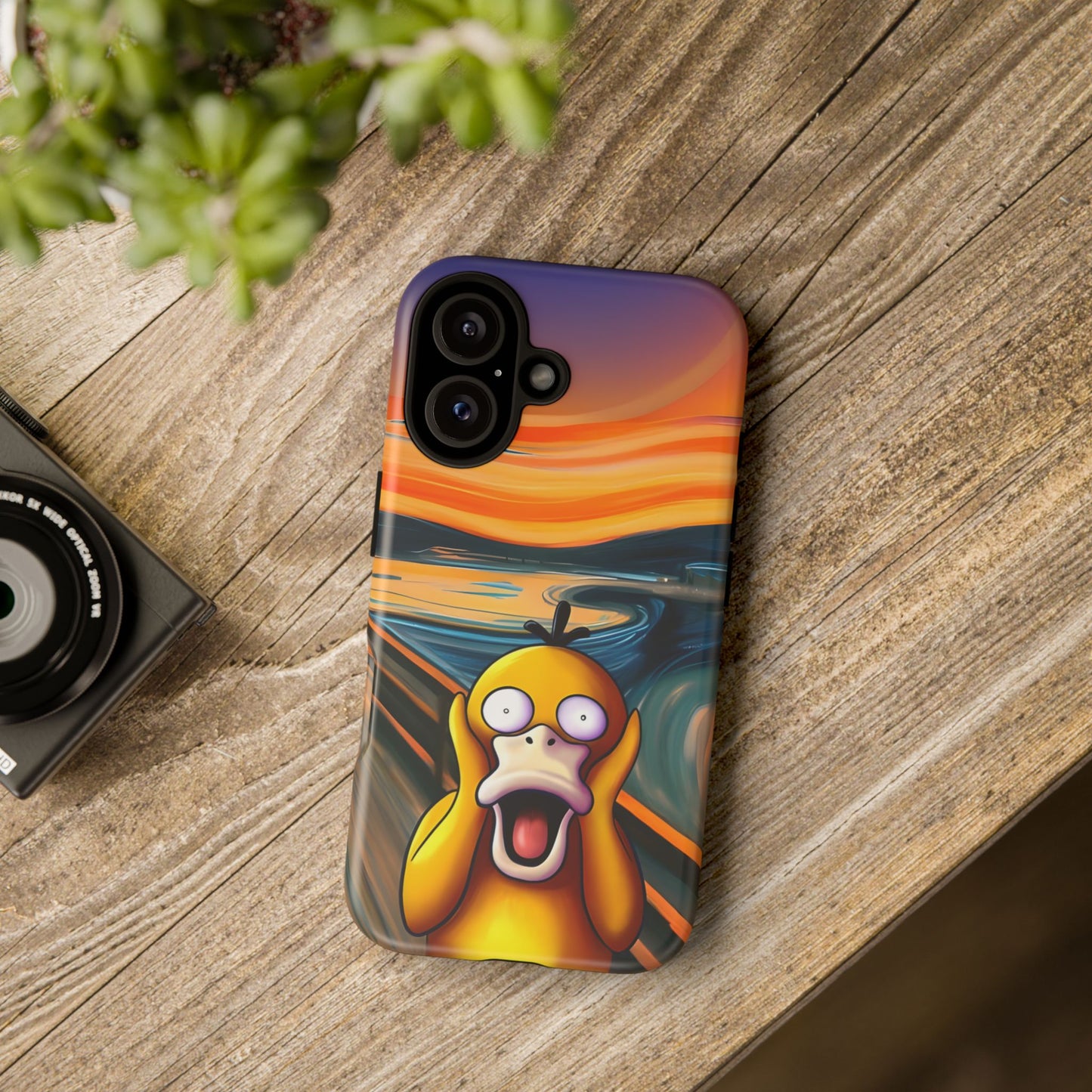 Psyduck's Scream Phone Case – A Whimsical Artistic Touch