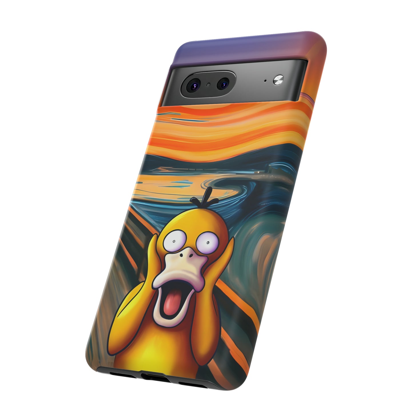 Psyduck's Scream Phone Case – A Whimsical Artistic Touch