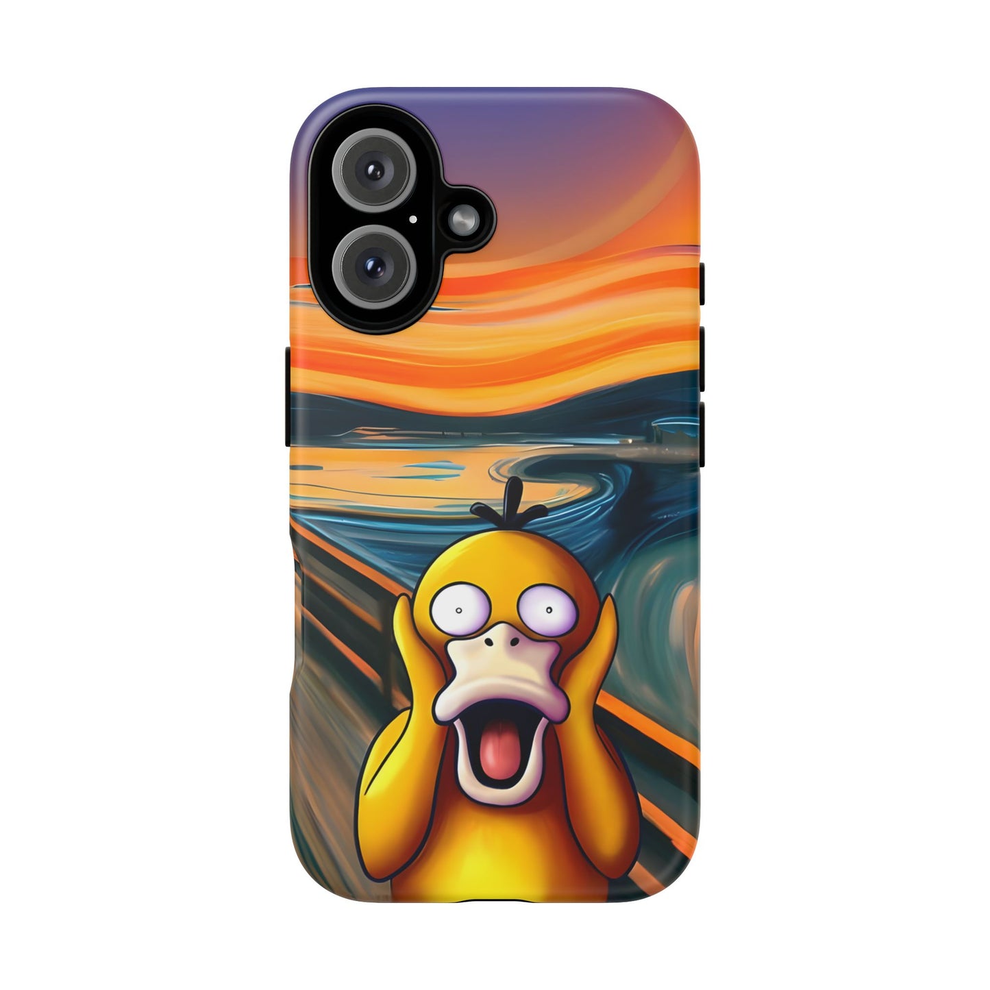 Psyduck's Scream Phone Case – A Whimsical Artistic Touch