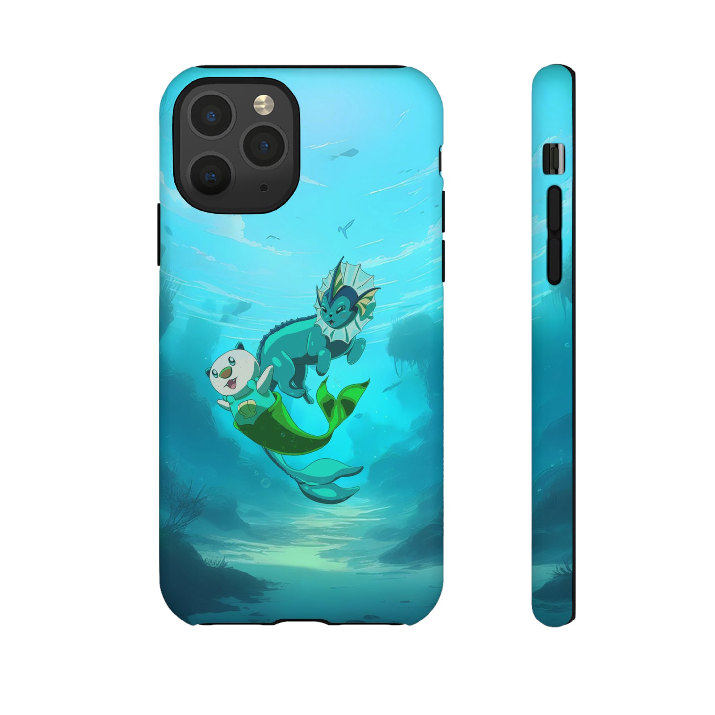 Aquatic Friends Phone Case – Oshawott & Vaporeon