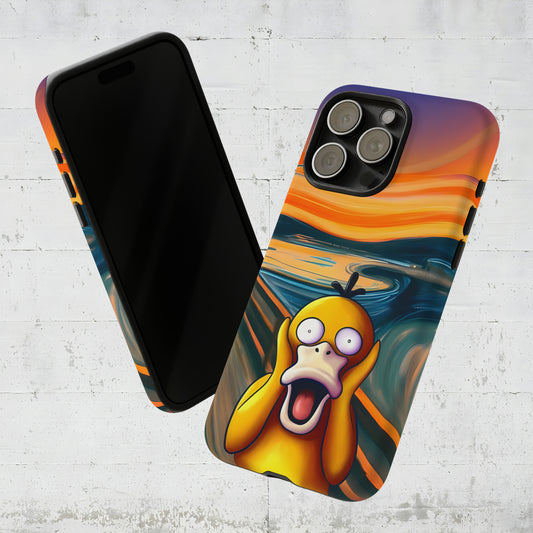 Psyduck's Scream Phone Case – A Whimsical Artistic Touch