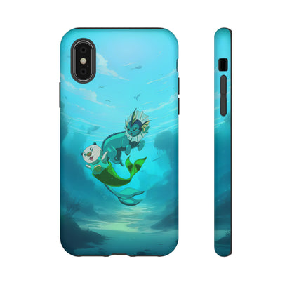 Aquatic Friends Phone Case – Oshawott & Vaporeon