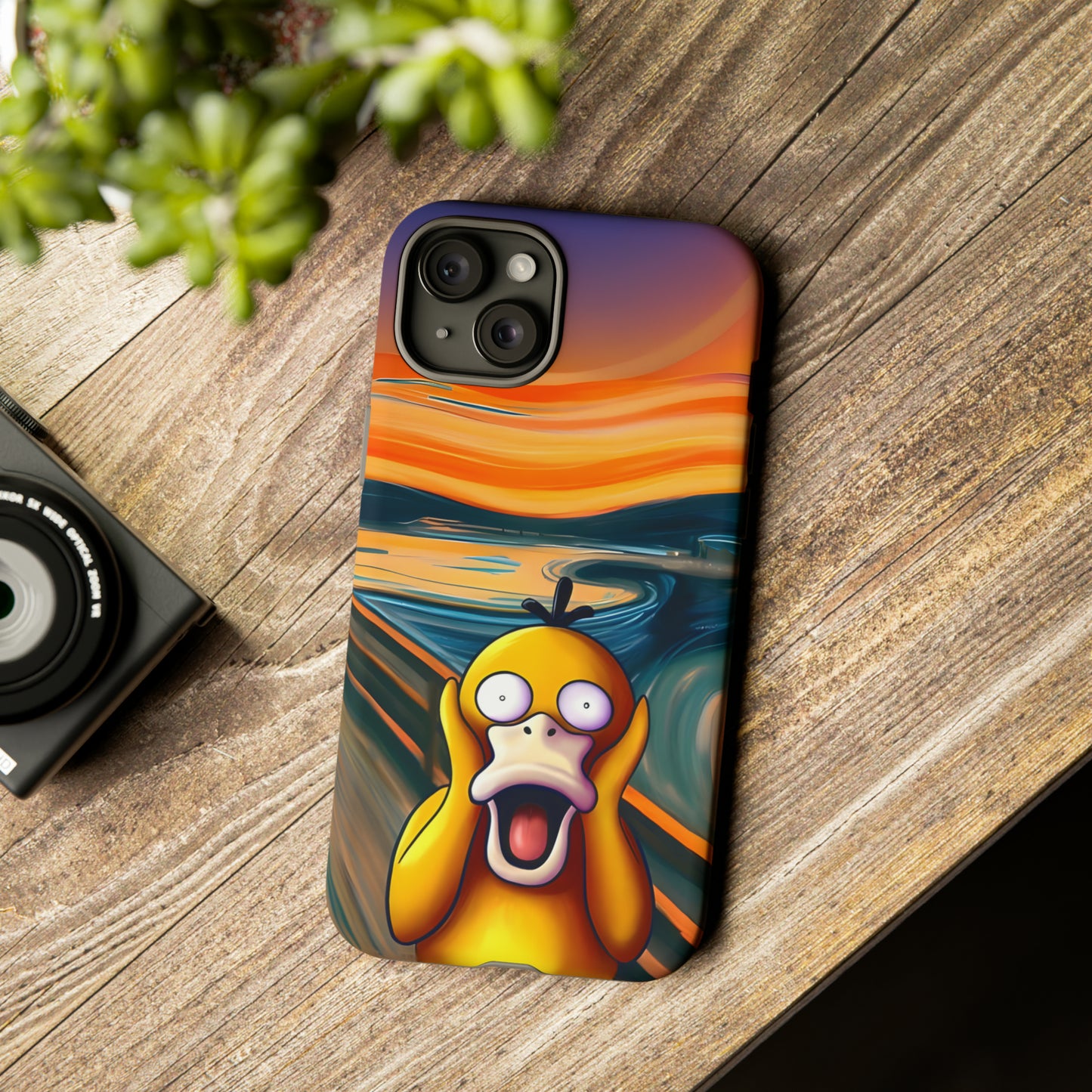 Psyduck's Scream Phone Case – A Whimsical Artistic Touch