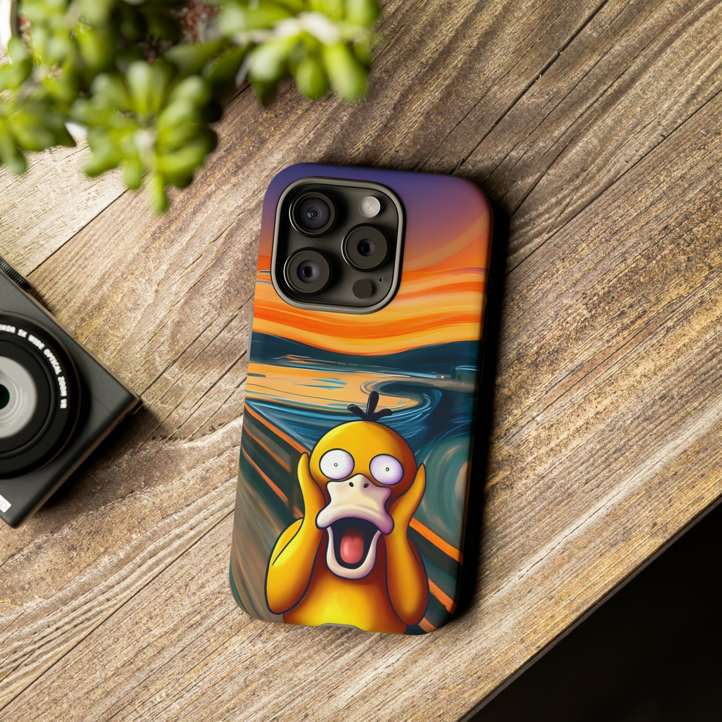 Psyduck's Scream Phone Case – A Whimsical Artistic Touch