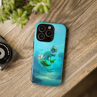 Aquatic Friends Phone Case – Oshawott & Vaporeon