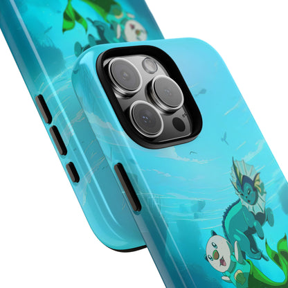 Aquatic Friends Phone Case – Oshawott & Vaporeon