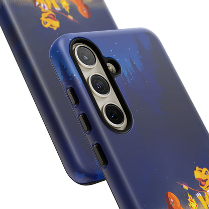 Blazing Friendship: Agumon & Charmander Phone Case