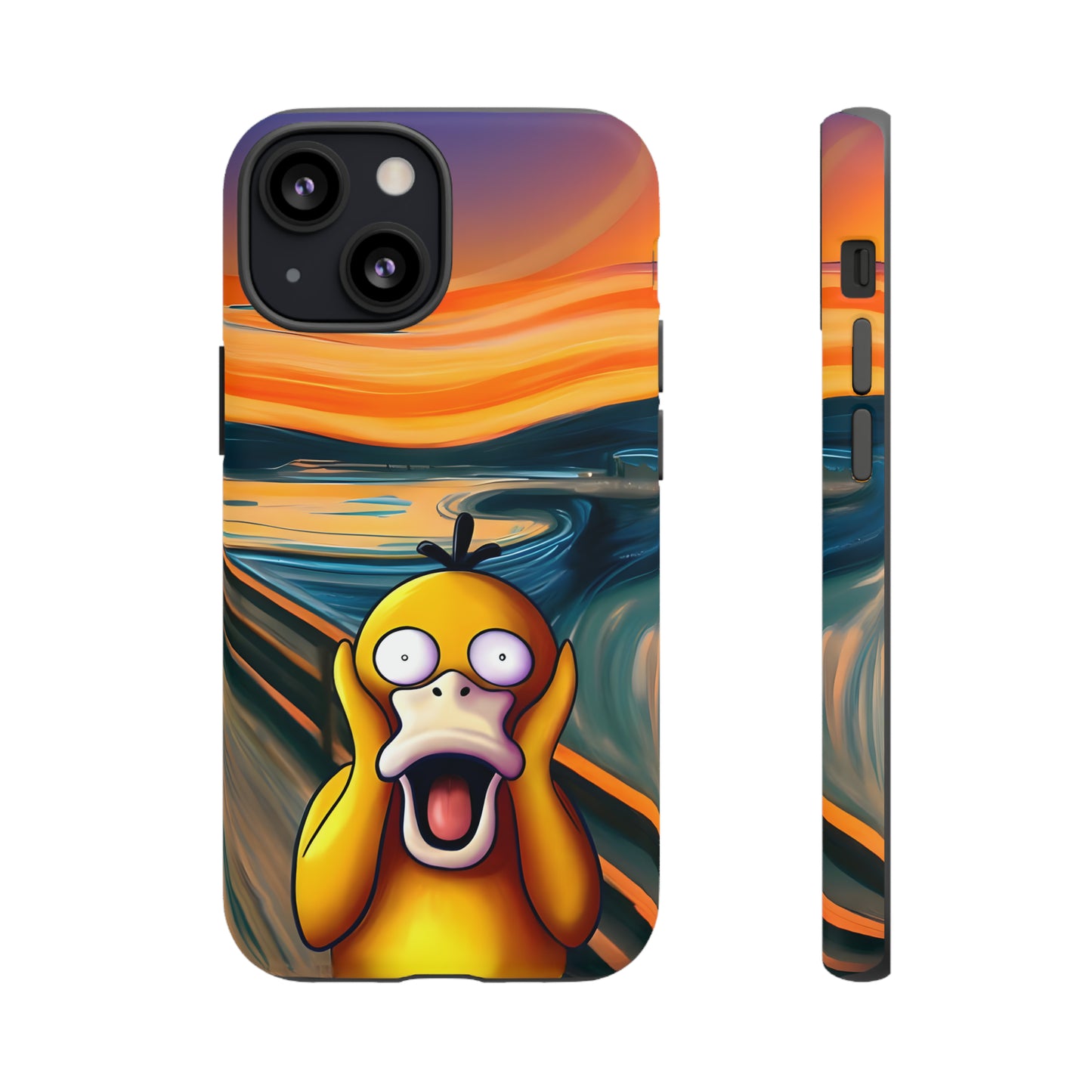 Psyduck's Scream Phone Case – A Whimsical Artistic Touch