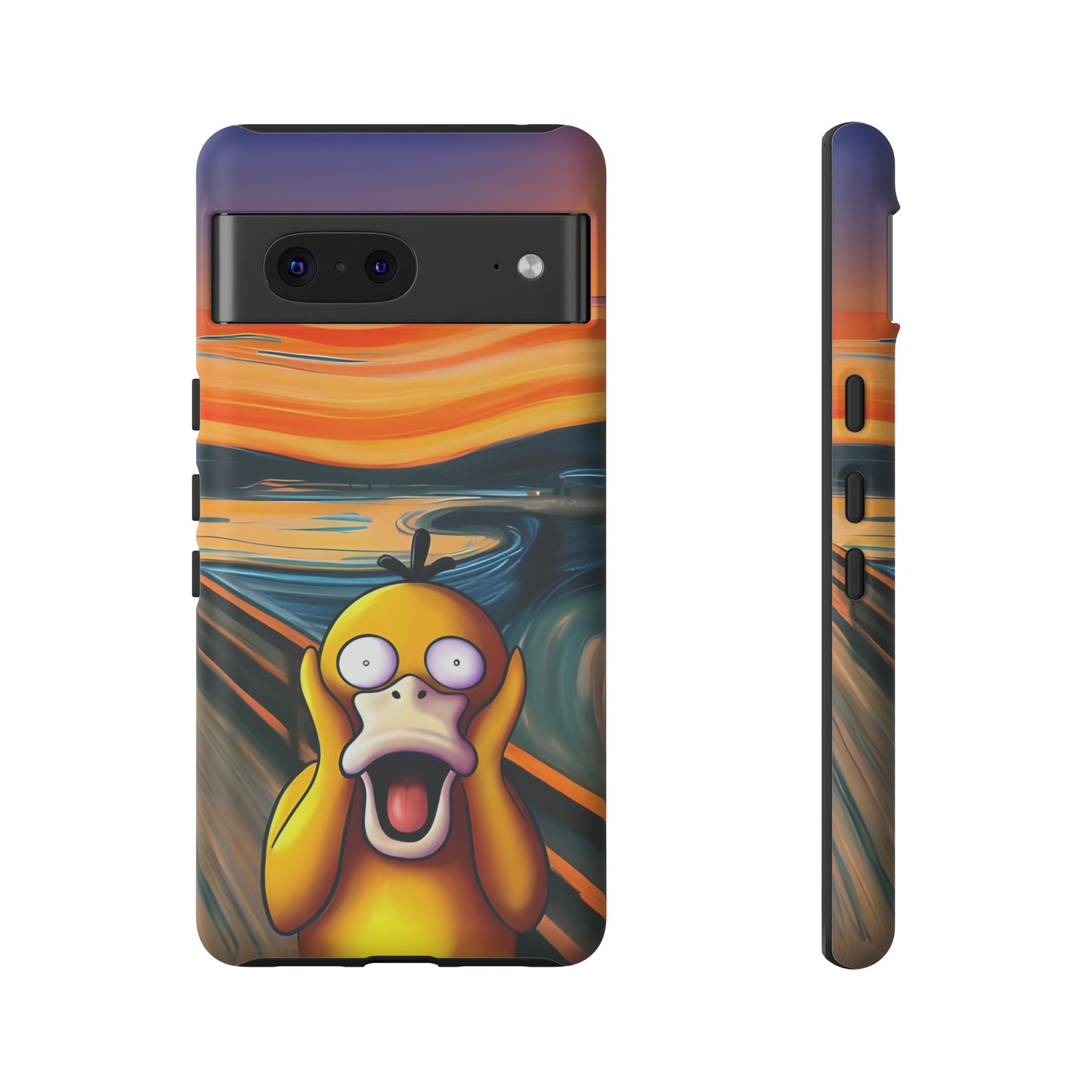 Psyduck's Scream Phone Case – A Whimsical Artistic Touch