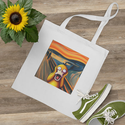 Psyduck's Scream Tote Bag – Carry Artistic Whimsy Everywhere