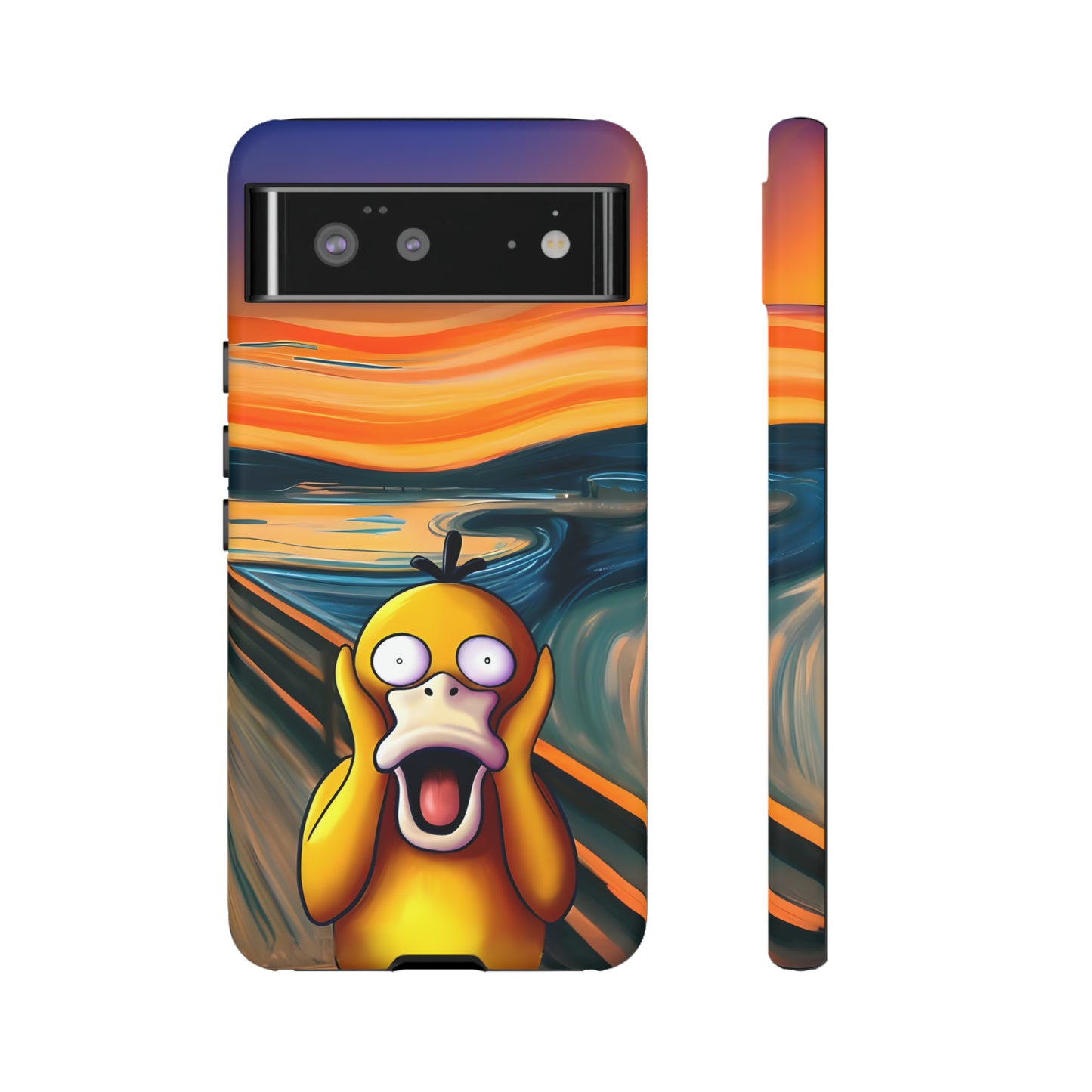 Psyduck's Scream Phone Case – A Whimsical Artistic Touch