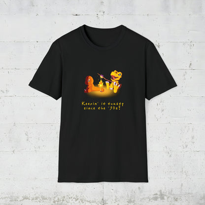 Charmander & Agumon: Keeping It Toasty Since The 90's T-Shirt