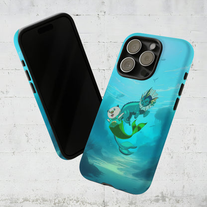 Aquatic Friends Phone Case – Oshawott & Vaporeon