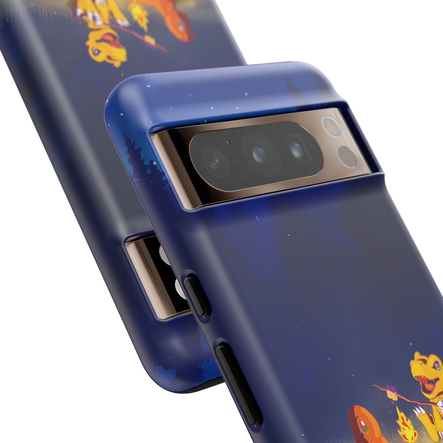 Blazing Friendship: Agumon & Charmander Phone Case
