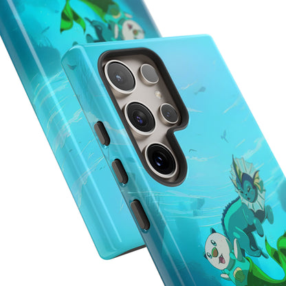 Aquatic Friends Phone Case – Oshawott & Vaporeon
