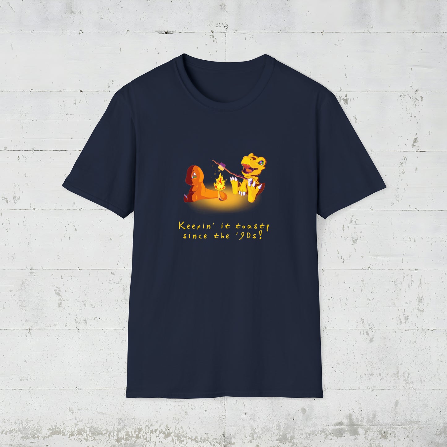 Charmander & Agumon: Keeping It Toasty Since The 90's T-Shirt