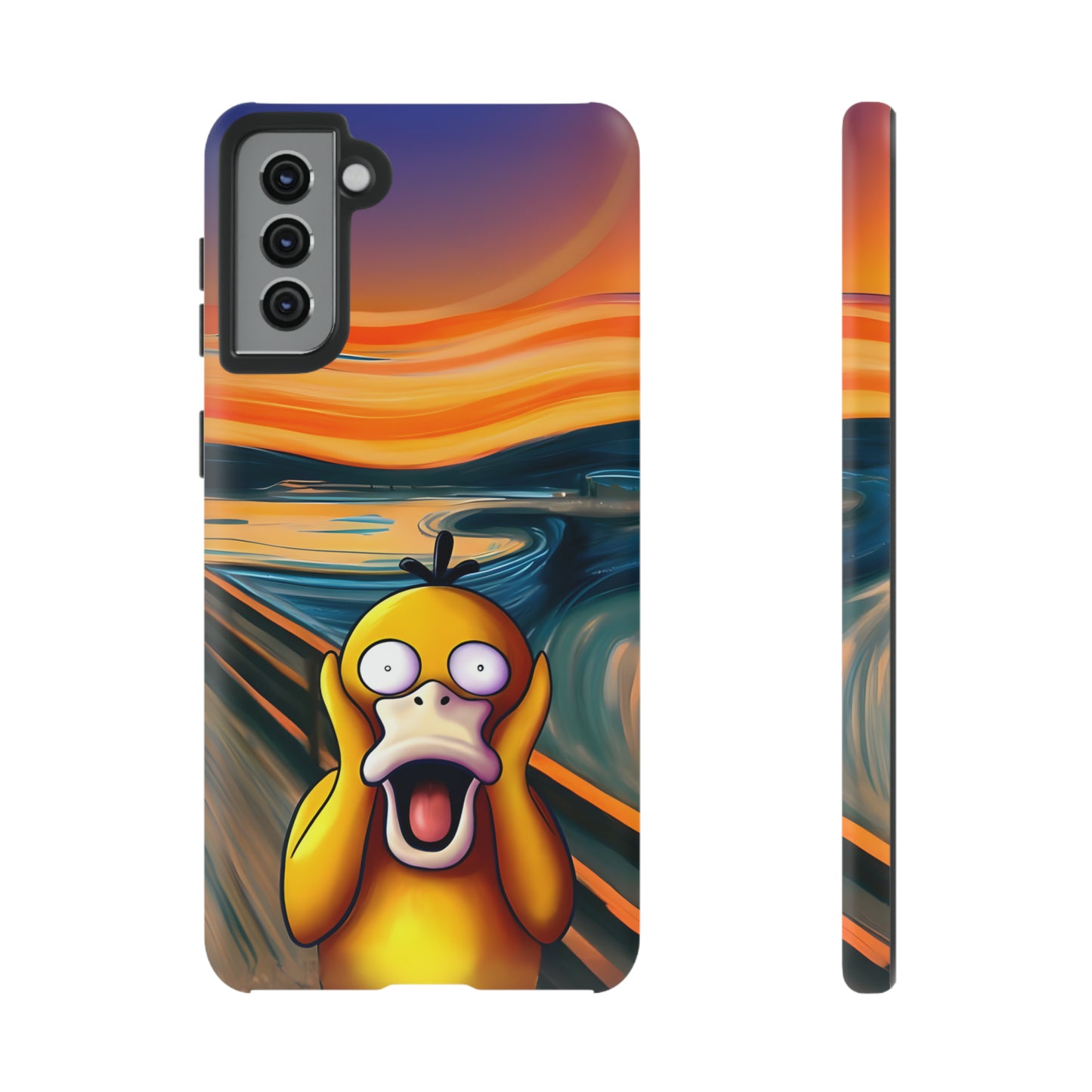 Psyduck's Scream Phone Case – A Whimsical Artistic Touch