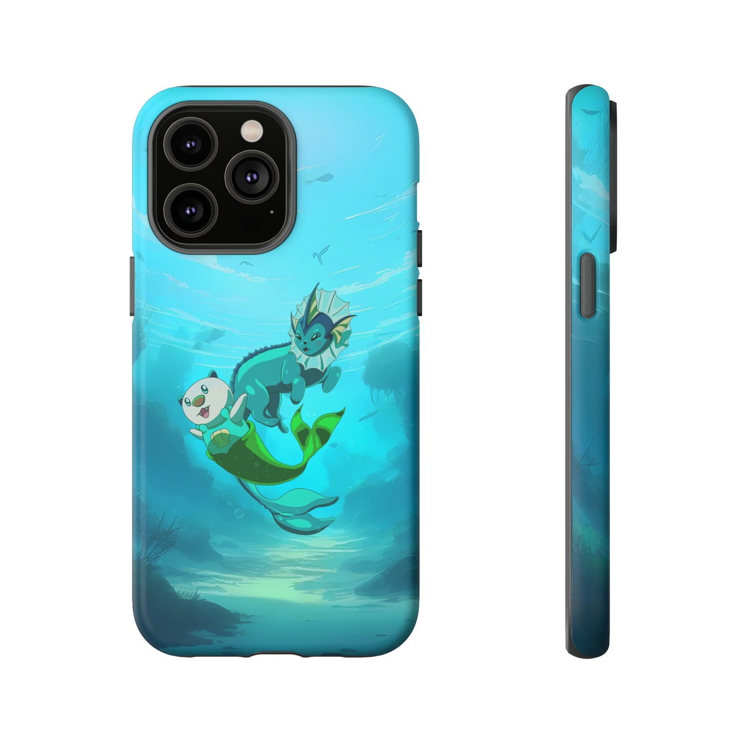 Aquatic Friends Phone Case – Oshawott & Vaporeon