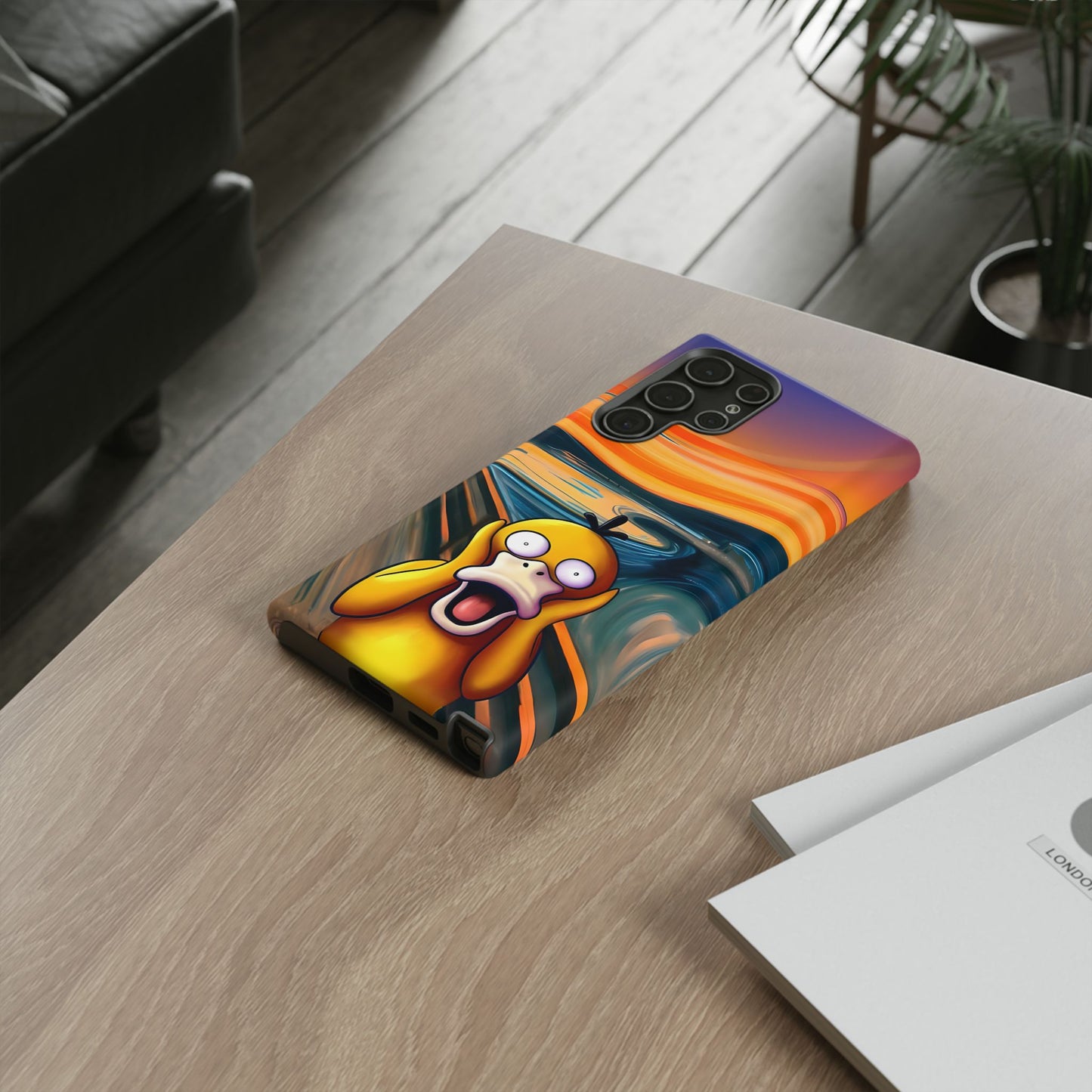 Psyduck's Scream Phone Case – A Whimsical Artistic Touch