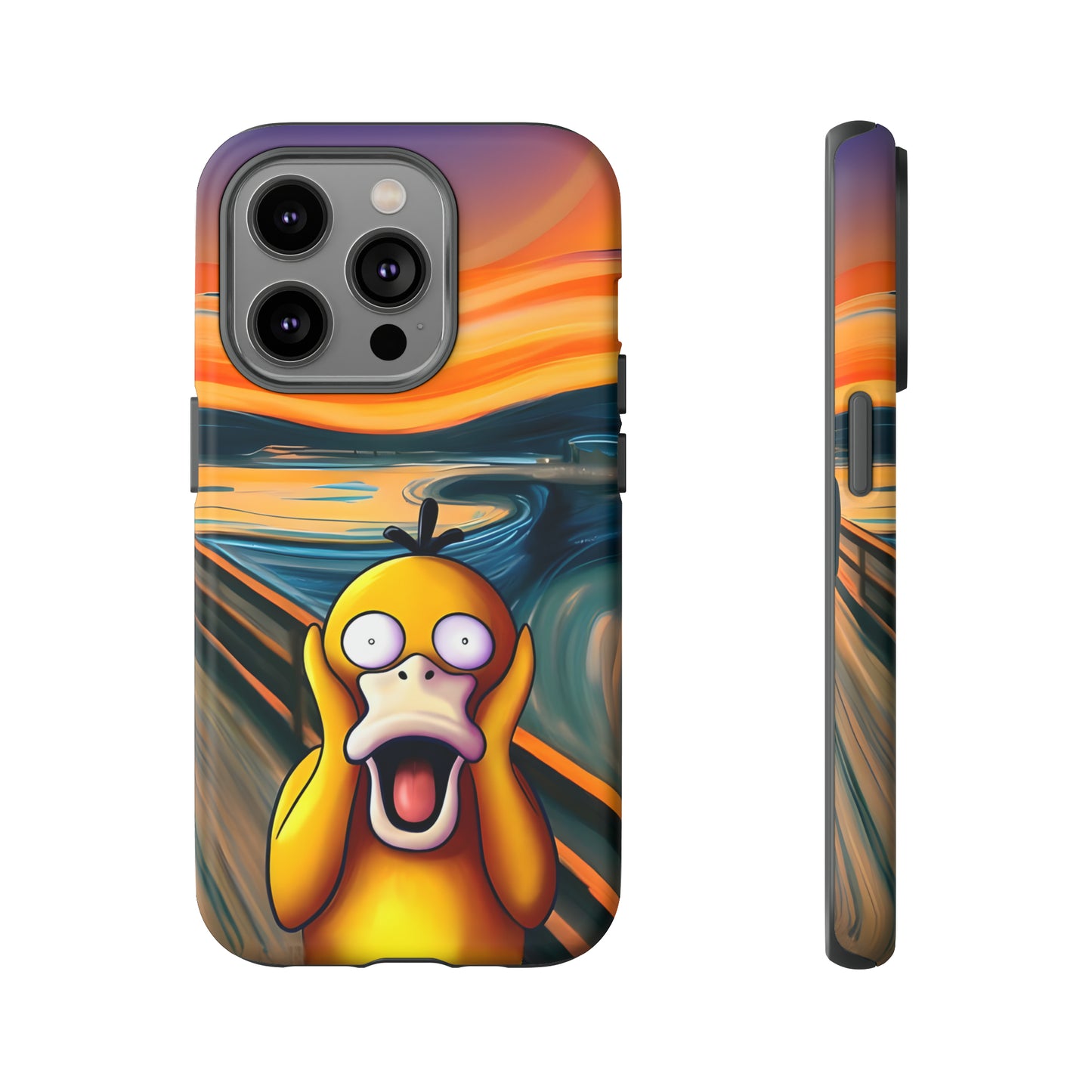 Psyduck's Scream Phone Case – A Whimsical Artistic Touch