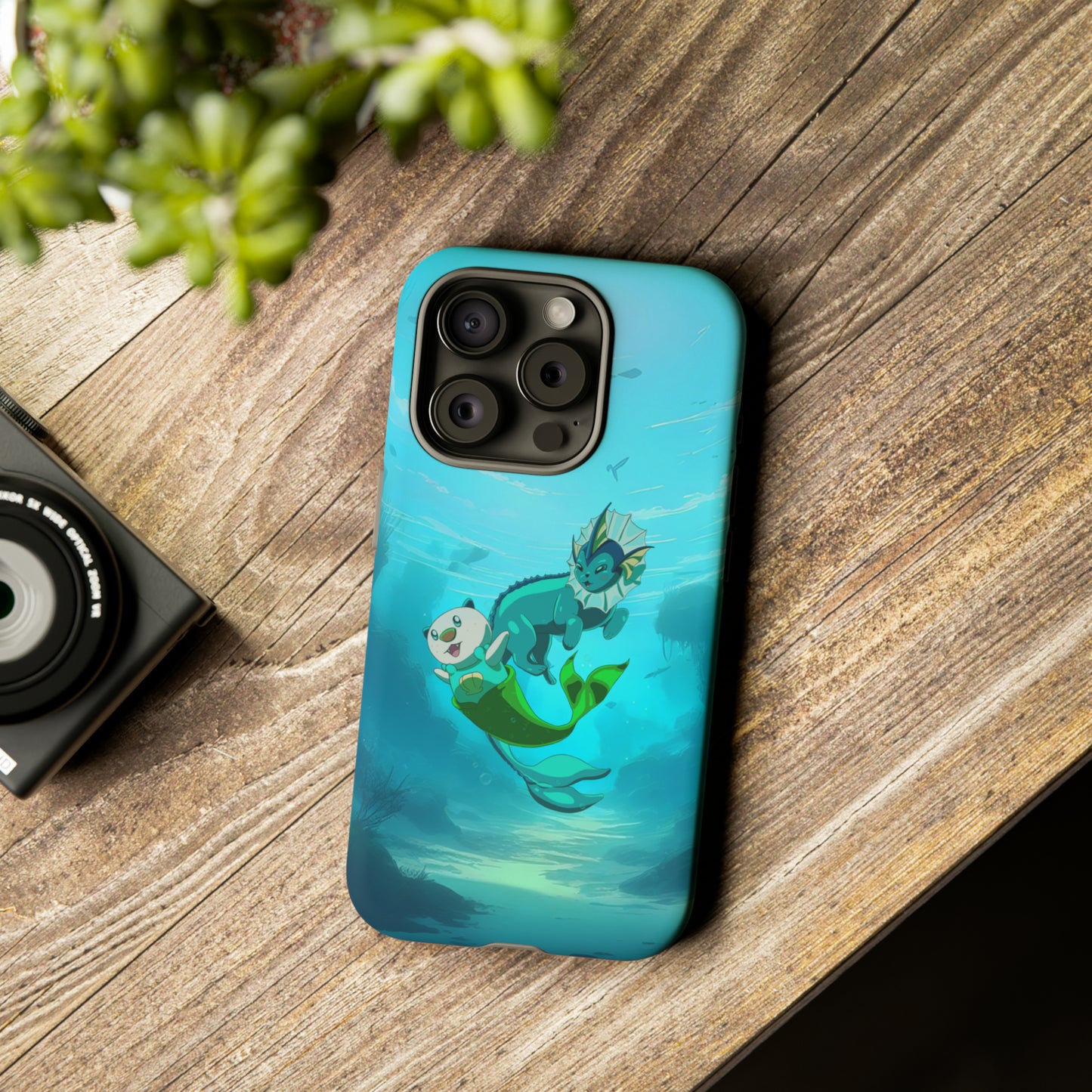 Aquatic Friends Phone Case – Oshawott & Vaporeon