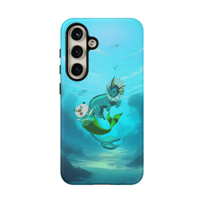 Aquatic Friends Phone Case – Oshawott & Vaporeon