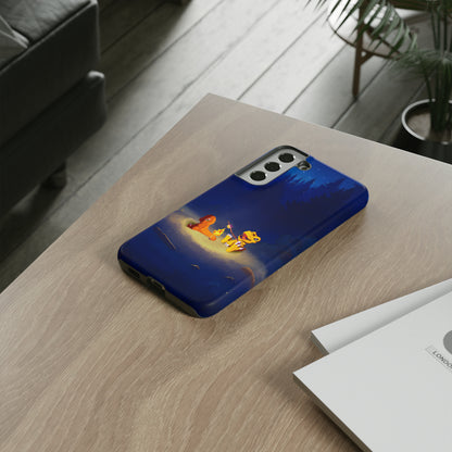 Blazing Friendship: Agumon & Charmander Phone Case