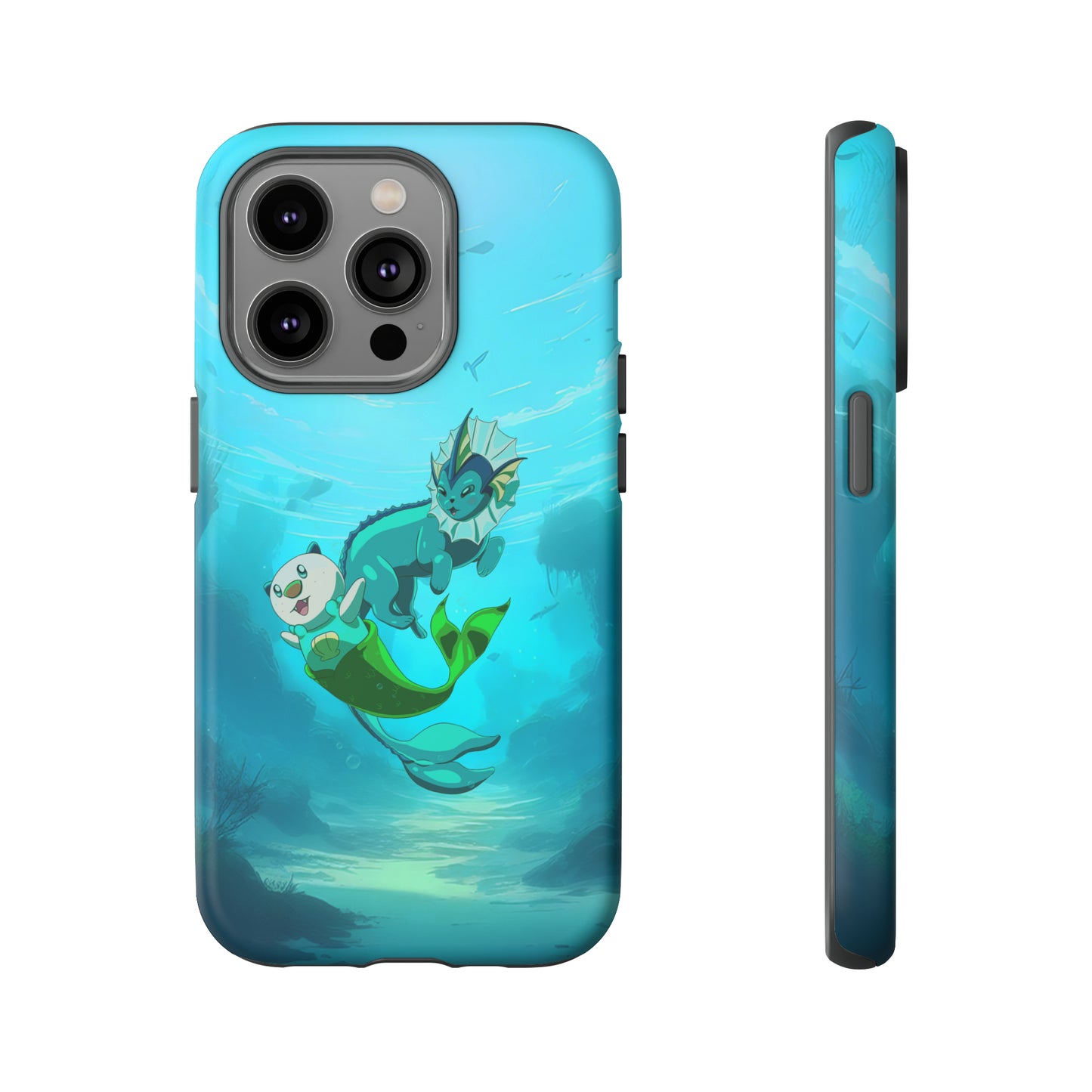 Aquatic Friends Phone Case – Oshawott & Vaporeon