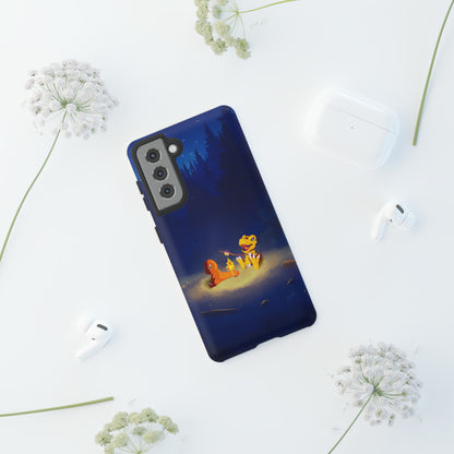 Blazing Friendship: Agumon & Charmander Phone Case