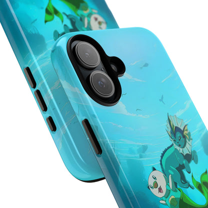 Aquatic Friends Phone Case – Oshawott & Vaporeon