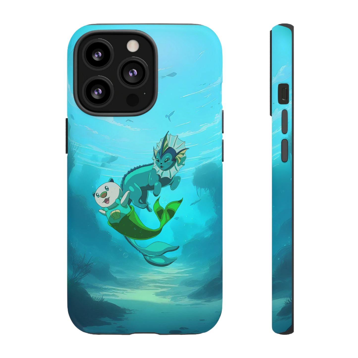 Aquatic Friends Phone Case – Oshawott & Vaporeon