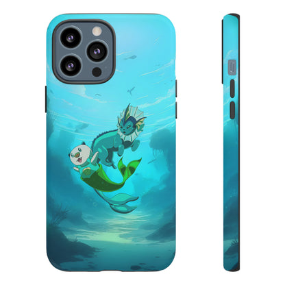 Aquatic Friends Phone Case – Oshawott & Vaporeon