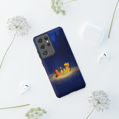 Blazing Friendship: Agumon & Charmander Phone Case