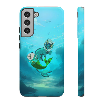 Aquatic Friends Phone Case – Oshawott & Vaporeon