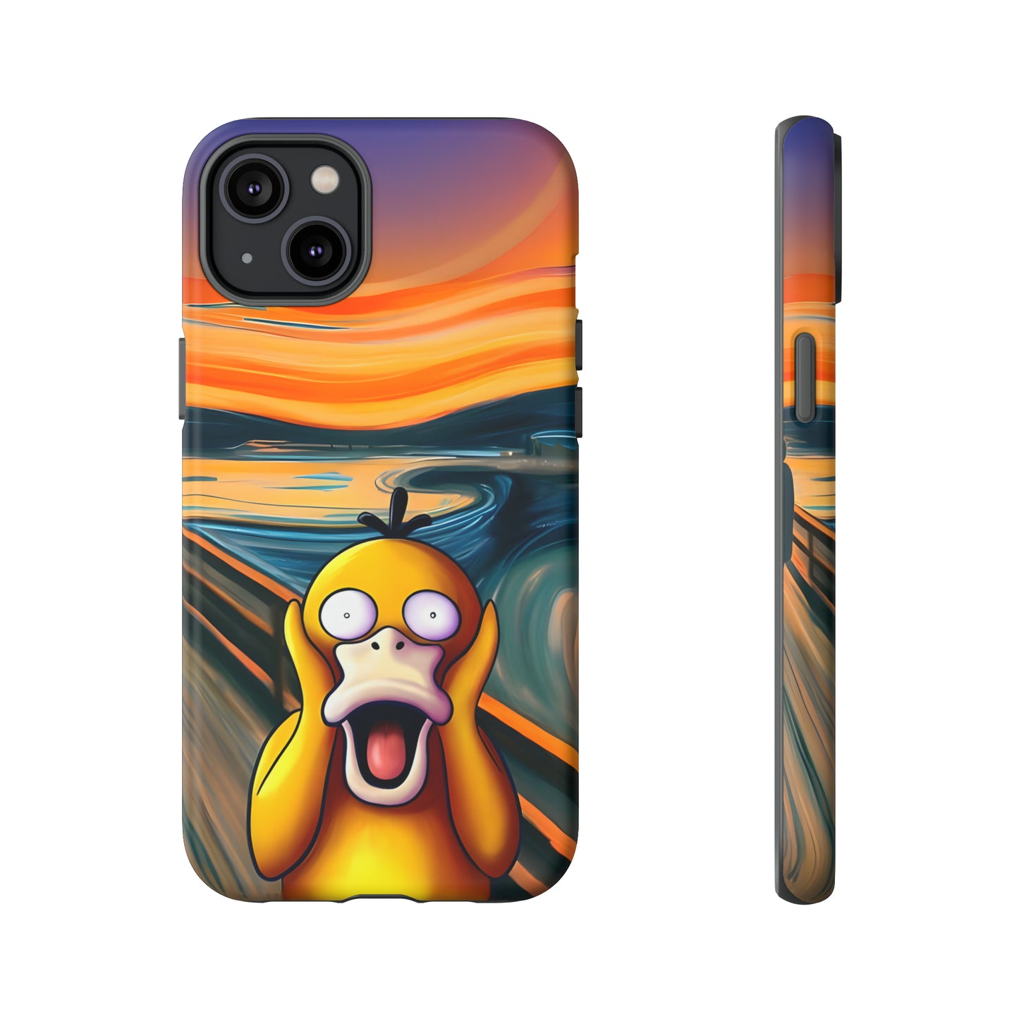 Psyduck's Scream Phone Case – A Whimsical Artistic Touch