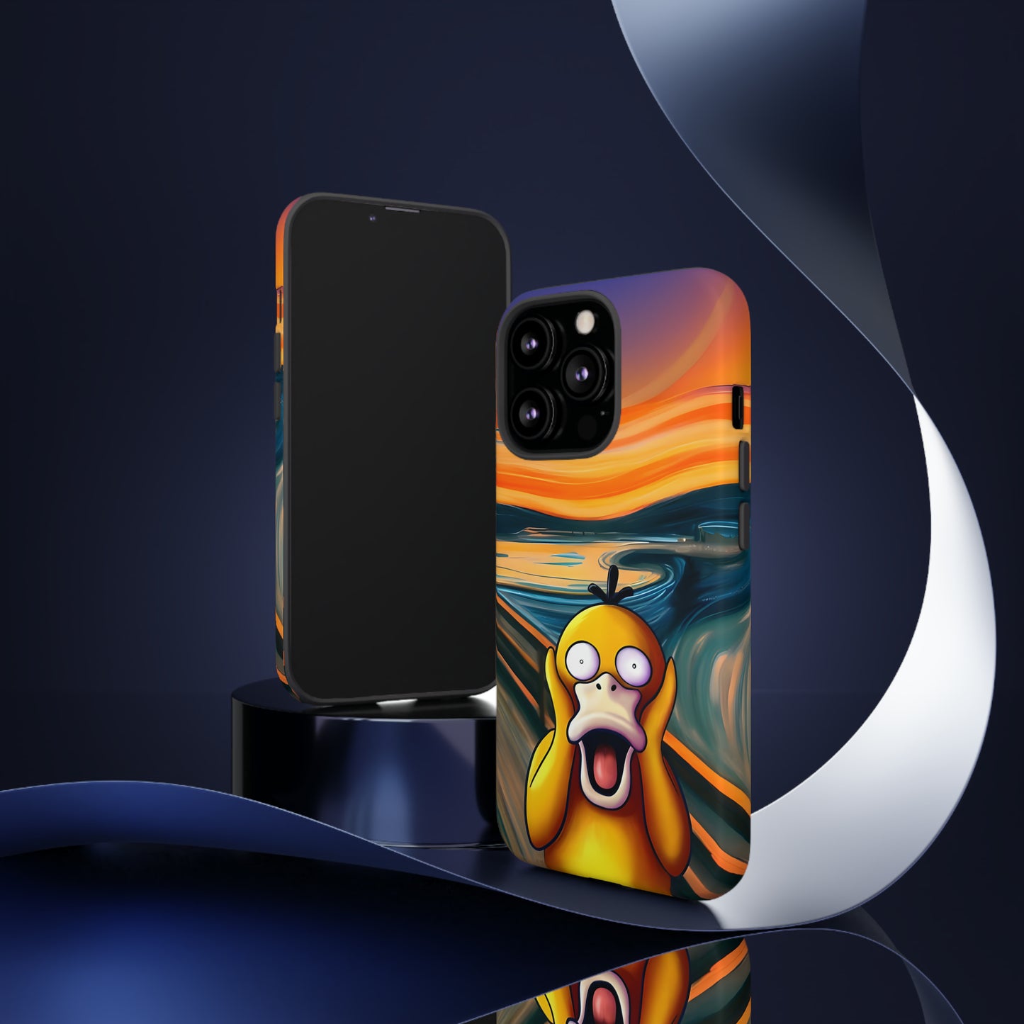 Psyduck's Scream Phone Case – A Whimsical Artistic Touch