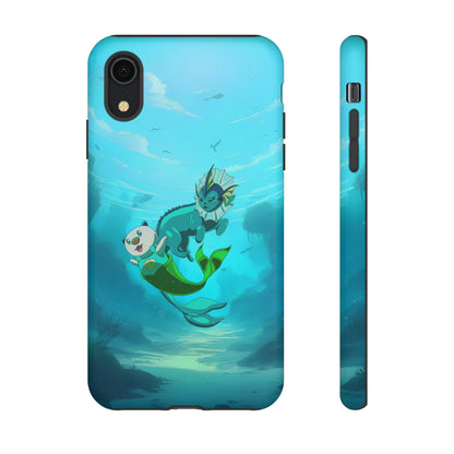 Aquatic Friends Phone Case – Oshawott & Vaporeon