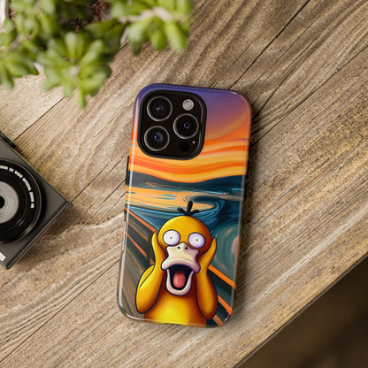 Psyduck's Scream Phone Case – A Whimsical Artistic Touch