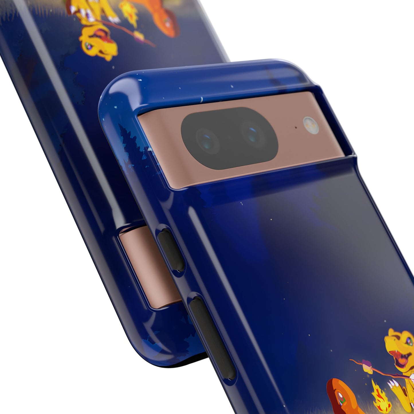 Blazing Friendship: Agumon & Charmander Phone Case