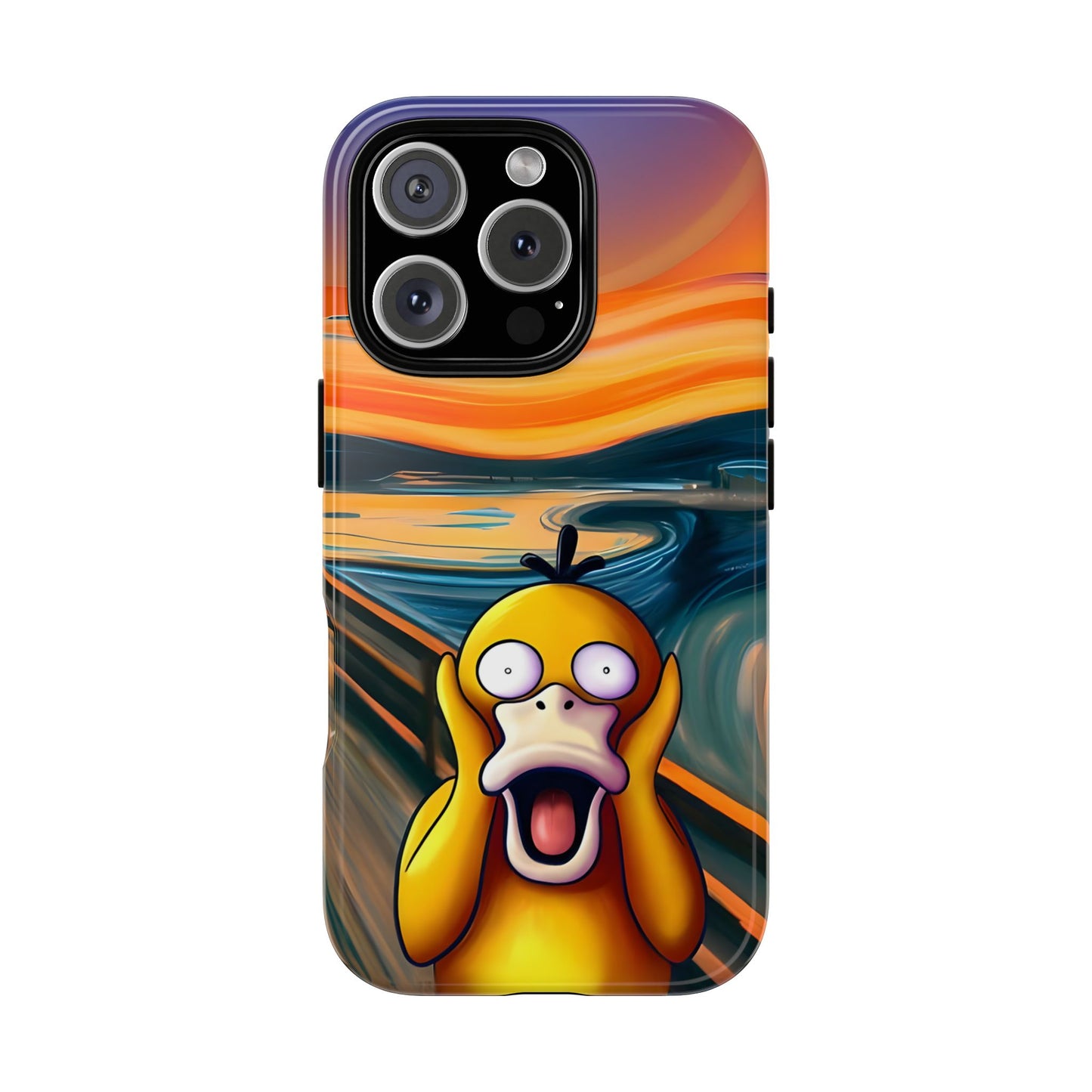 Psyduck's Scream Phone Case – A Whimsical Artistic Touch