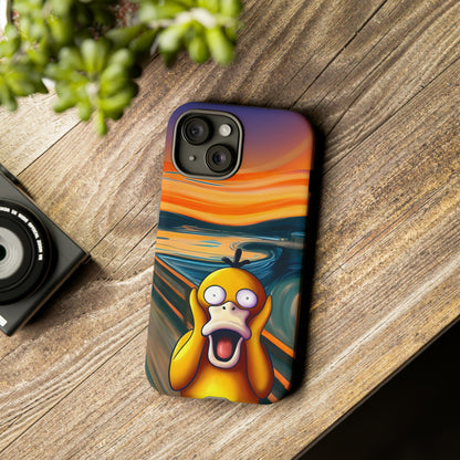 Psyduck's Scream Phone Case – A Whimsical Artistic Touch