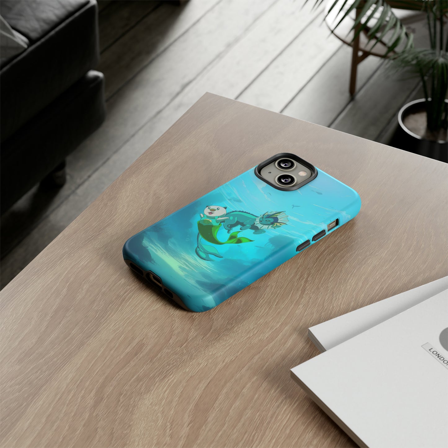 Aquatic Friends Phone Case – Oshawott & Vaporeon