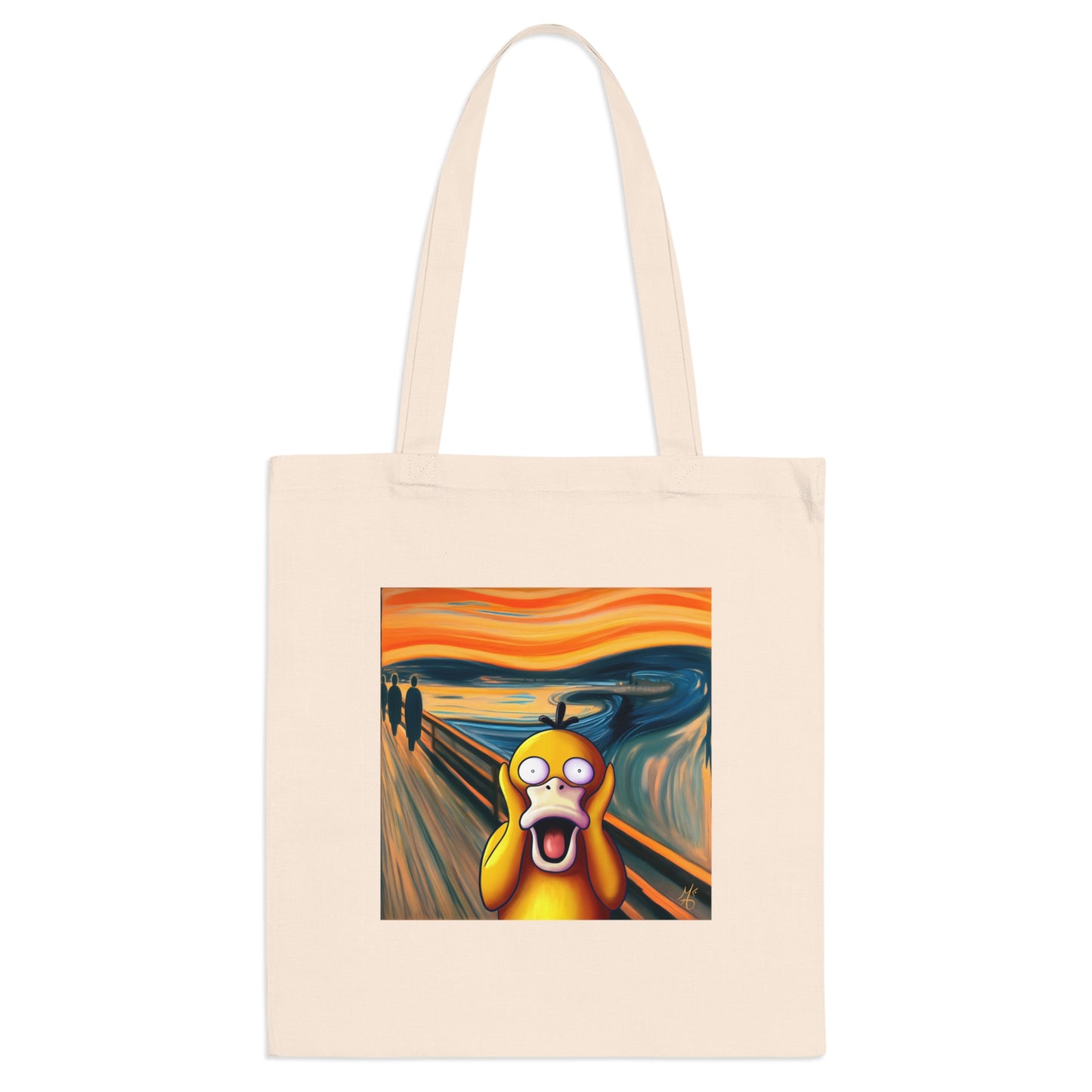 Psyduck's Scream Tote Bag – Carry Artistic Whimsy Everywhere