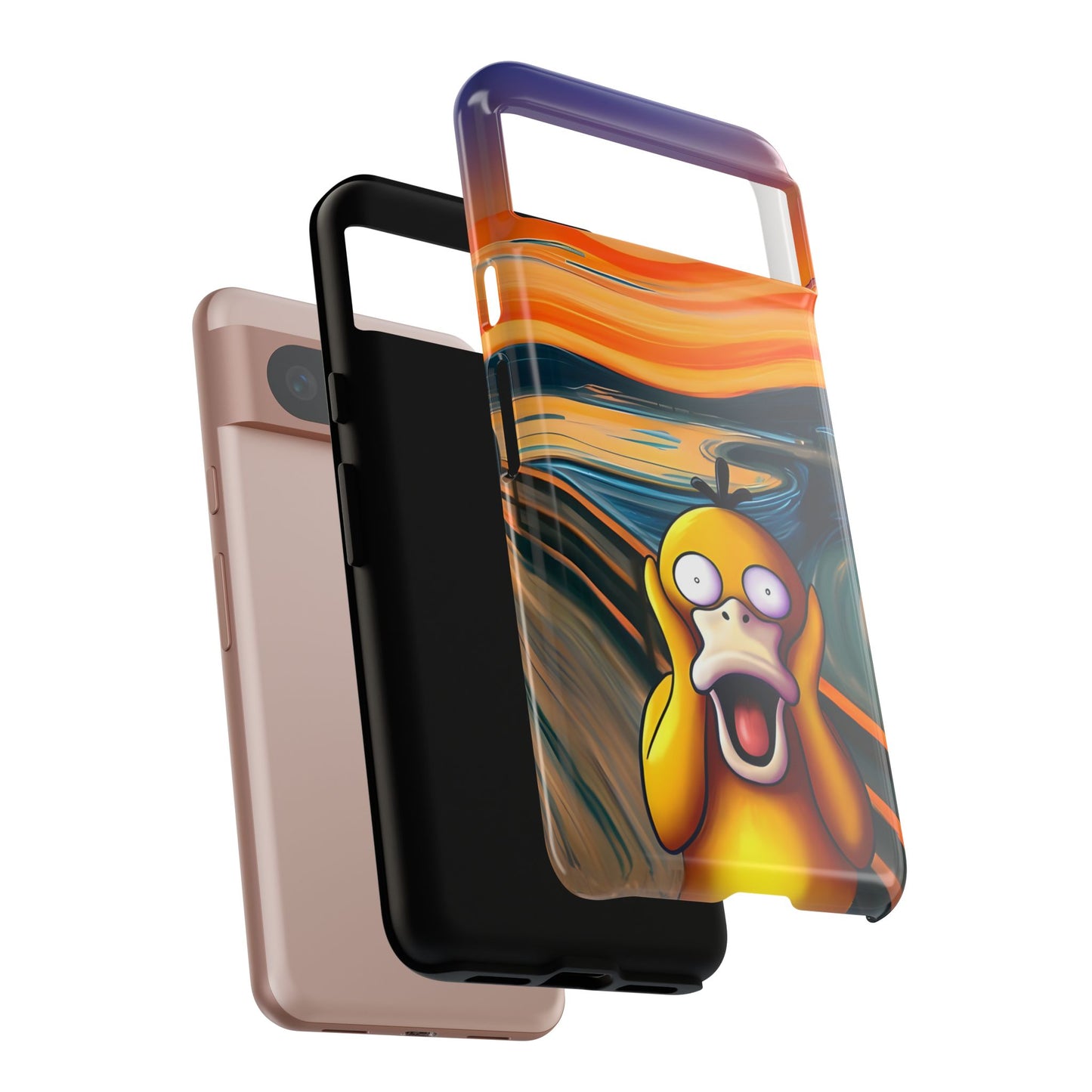 Psyduck's Scream Phone Case – A Whimsical Artistic Touch