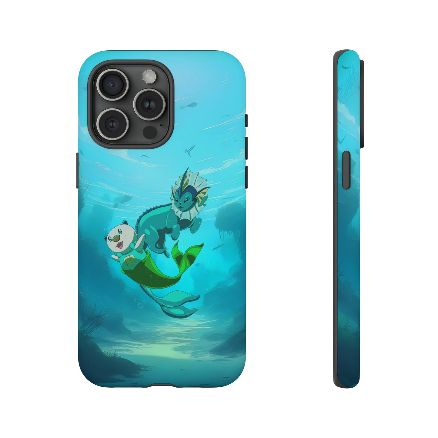 Aquatic Friends Phone Case – Oshawott & Vaporeon