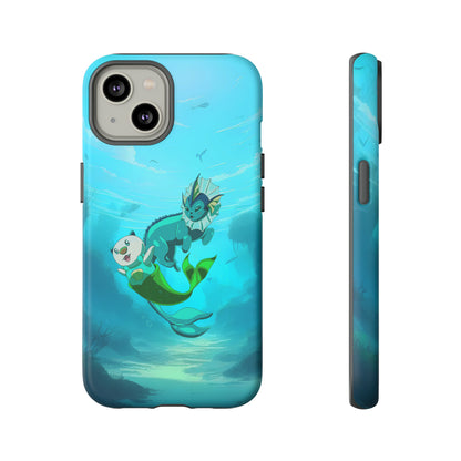 Aquatic Friends Phone Case – Oshawott & Vaporeon